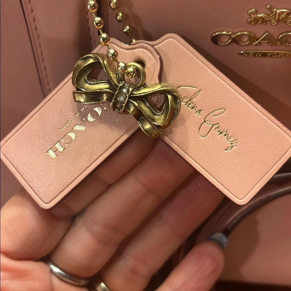 Coach x Selena Gomez Limited Edition Selena Bond Satchel - Peony Pink EUC - Picture 3 of 8